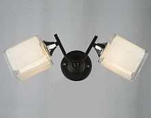 Бра двухрожковое Мелодия Света Е27 Черный матовый картинка 